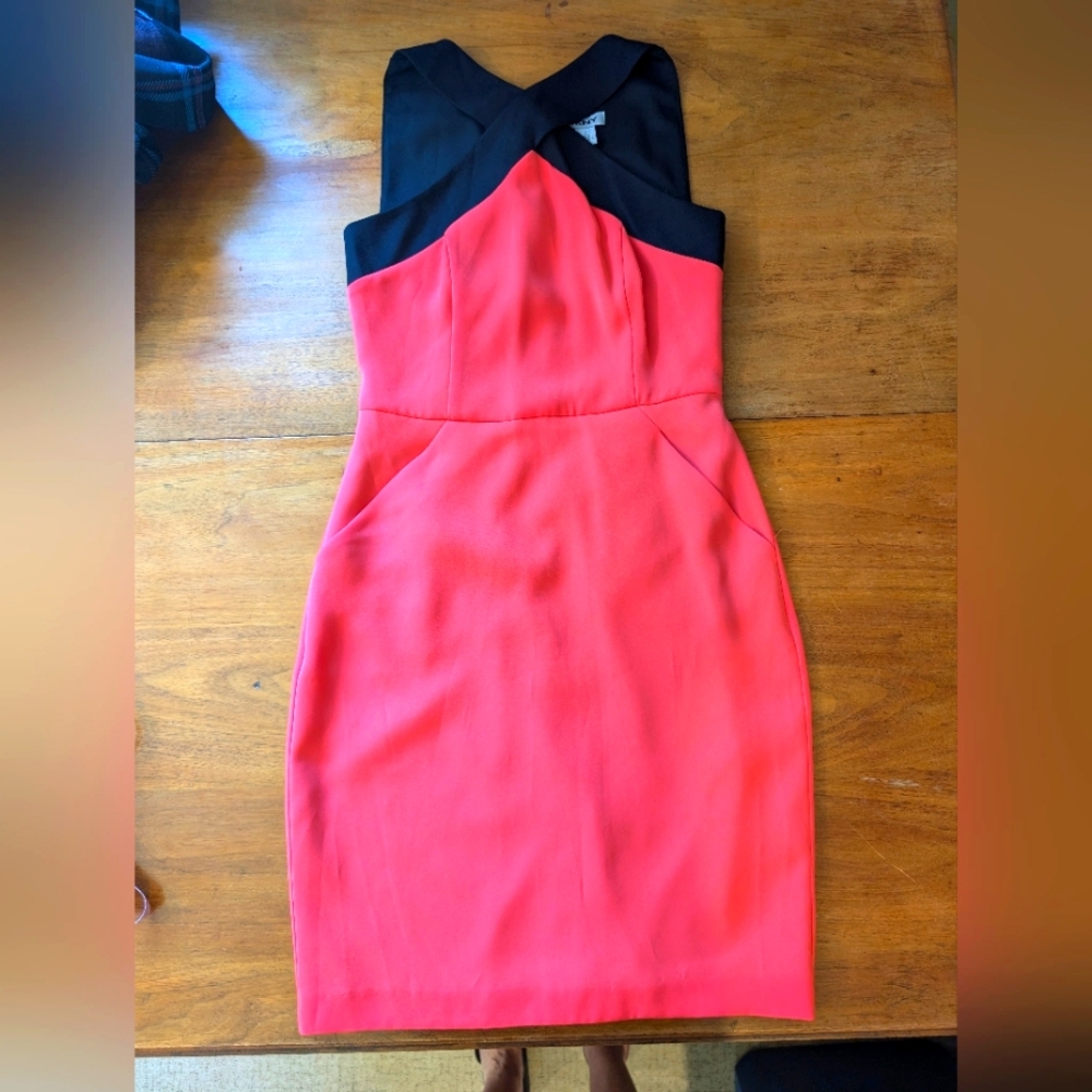 DKNY sleeveless women's mini dress